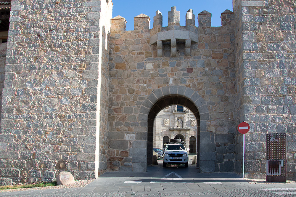  Ausfahrt aus Avila