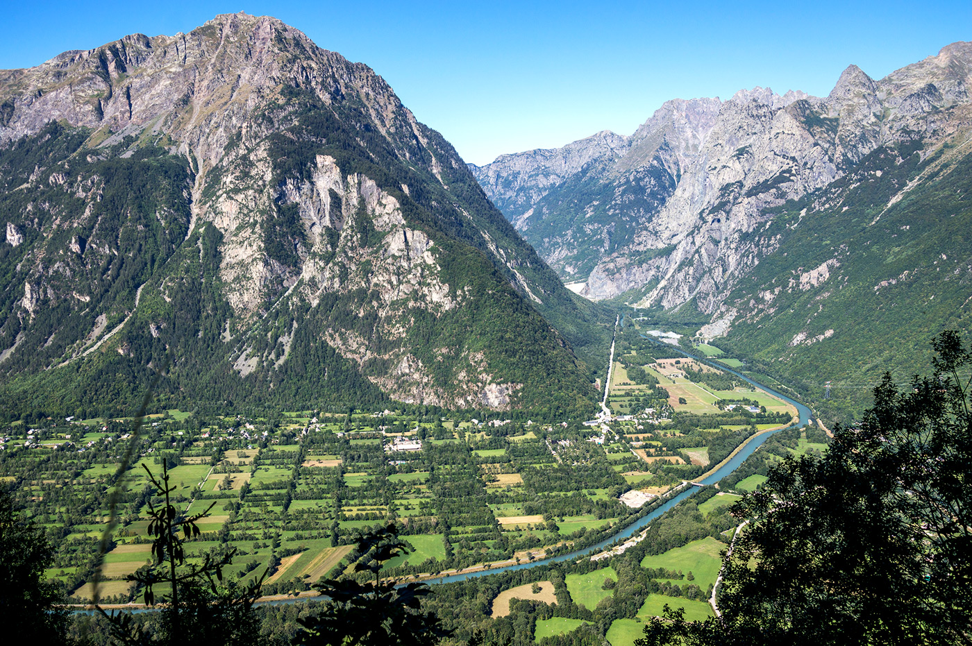Blick von der D 211 B