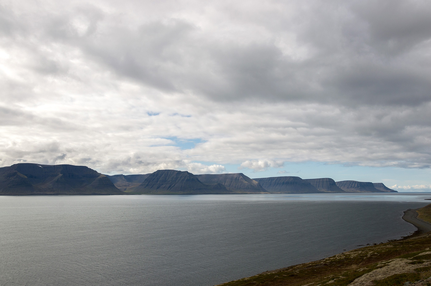 Blick über den Arnarfjörður