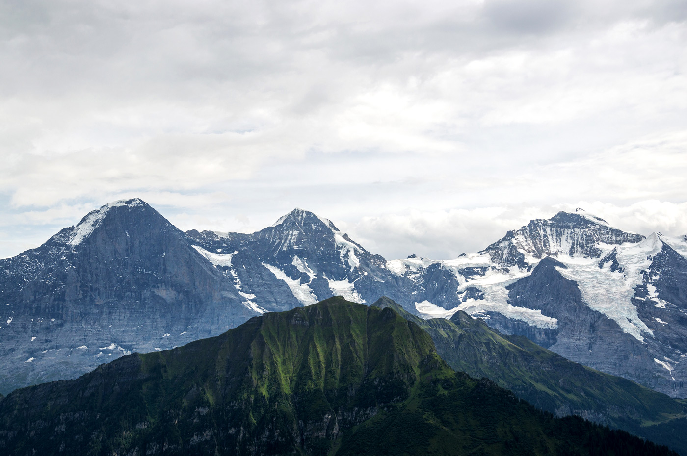 Eiger Mönch und Jungfrau von der Schynege Platte