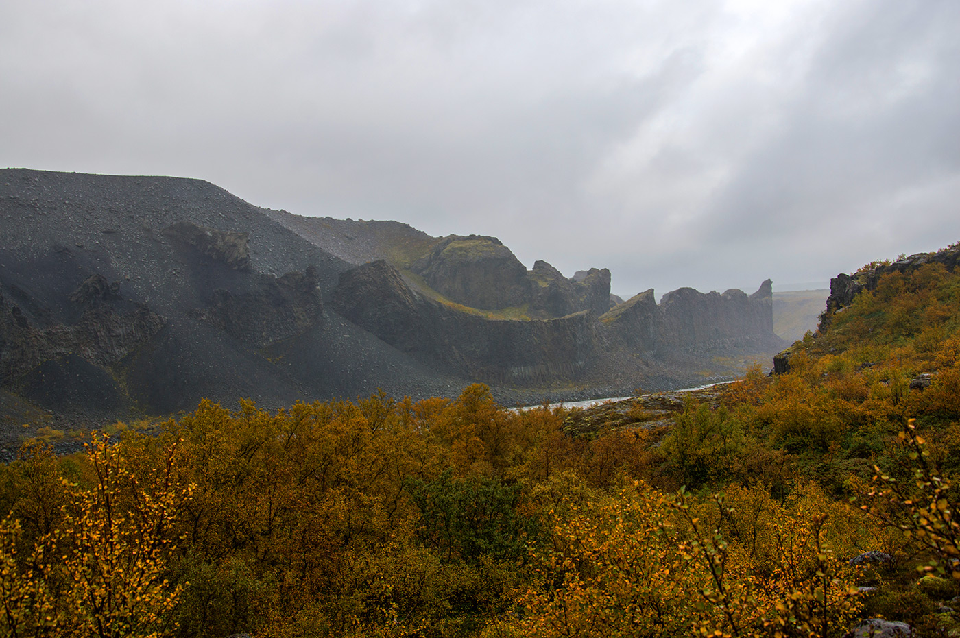 Eingang zum Jökulsárgljúfur Nationalpark