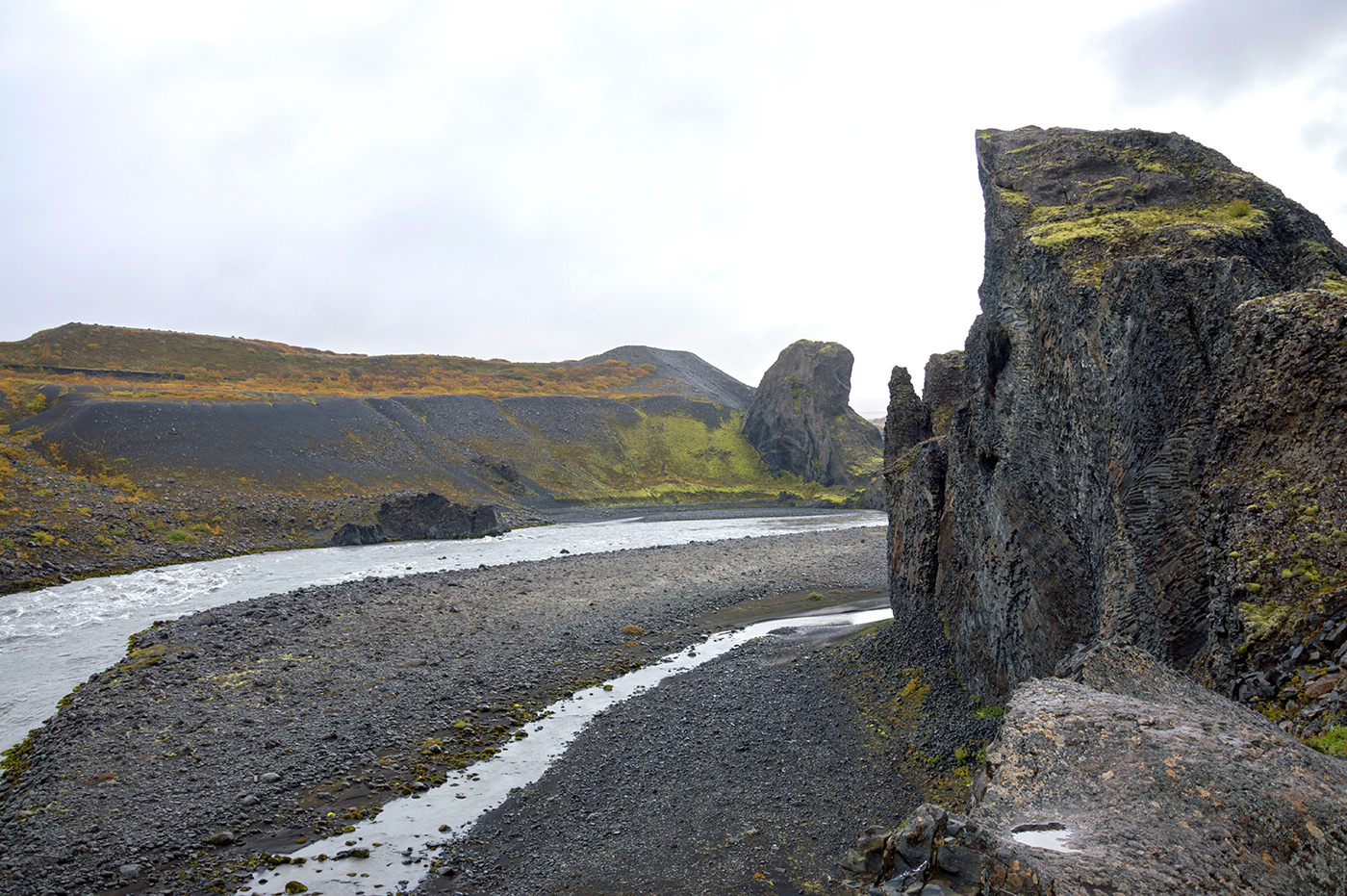 Fluss Jökulsá á Fjöllum