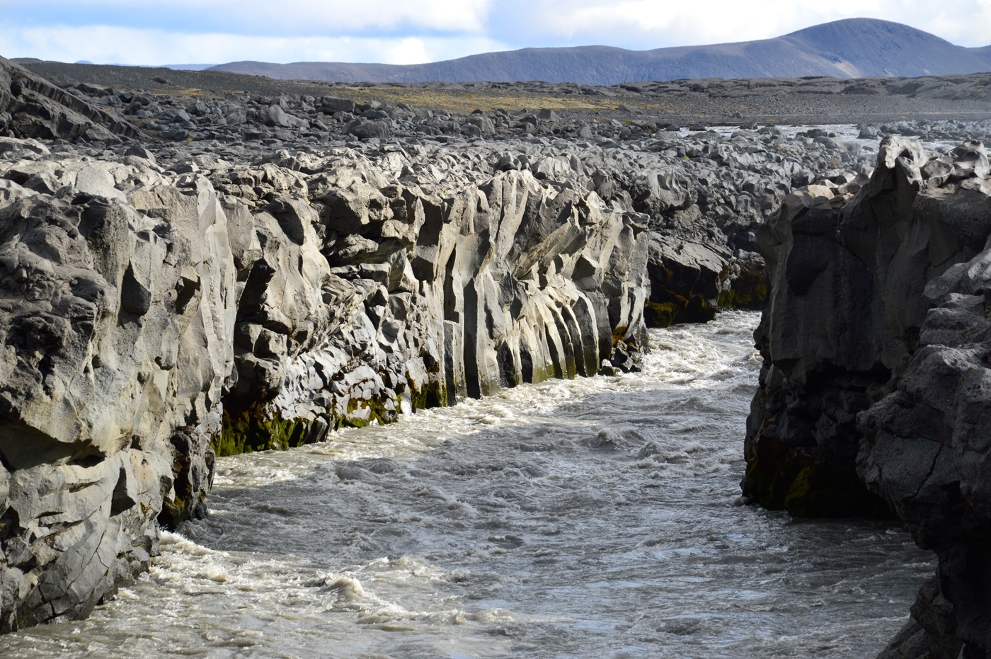 Kluft bei Gljúfrasmiður