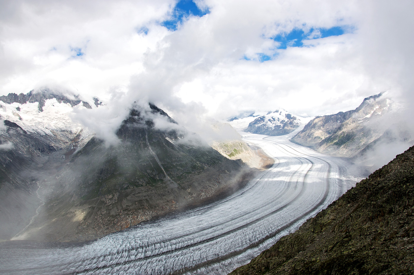 Konkordiapoatz am Aletsch