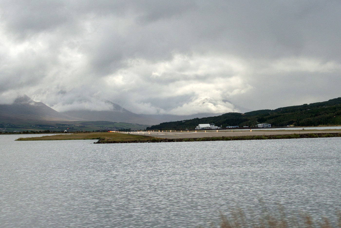 Landebahn in Akureyri