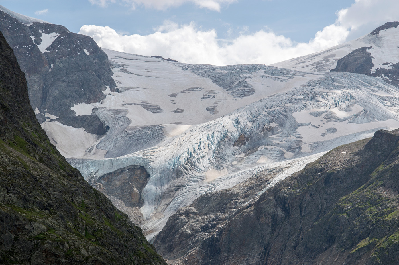 Steingletscher auf 3318 Höhenmeter
