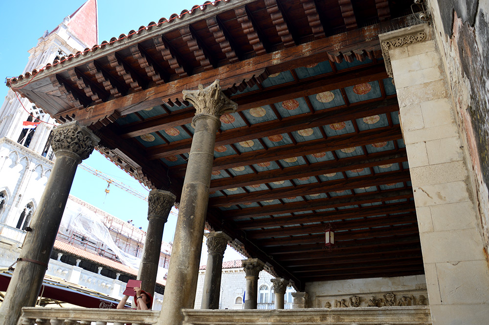 Zentrum in Trogir