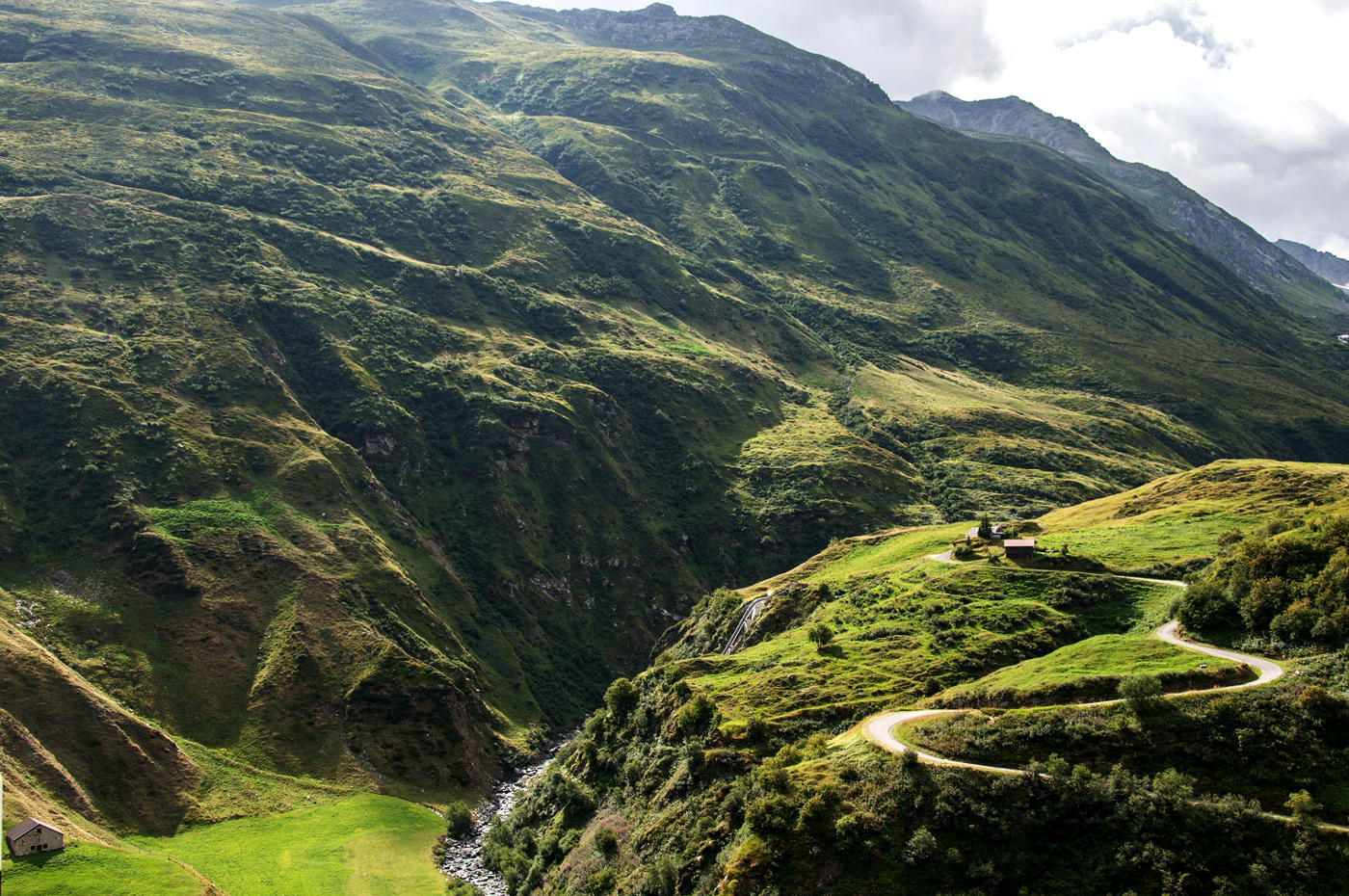 am Ende des Furkapass