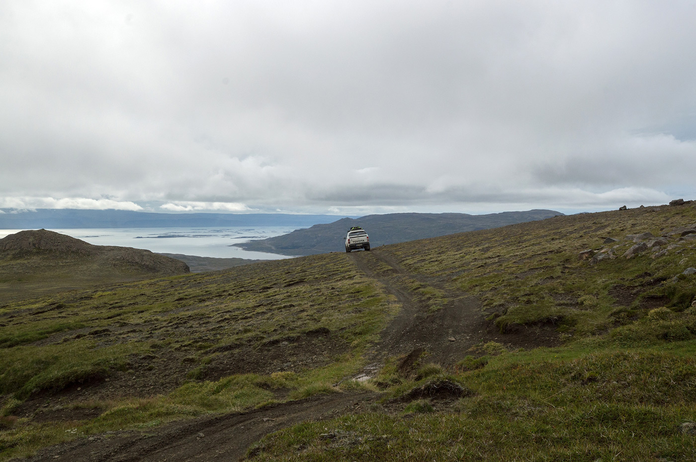 Vom Vaðalfjöll Richtung Bjarkalundur